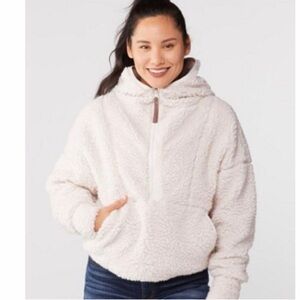 PrAna Polar Eclipse Half Zio Sherpa Hoodie Dreamdust